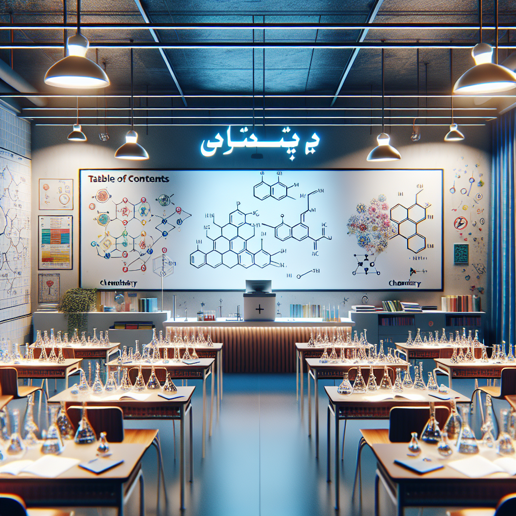 تصویر آموزشی شیمی 1: فهرست مطالب